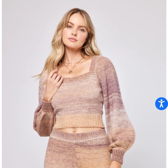 L*Space Paige Pullover Square Neck Sweater - Picture 1 of 9